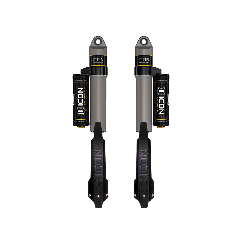 ICON 2020-2023 Jeep Gladiator, 1.5" Lift, Rear, V.S. 2.5 Aluminum Series Shock Absorbers, Piggyback Reservoir, Pair